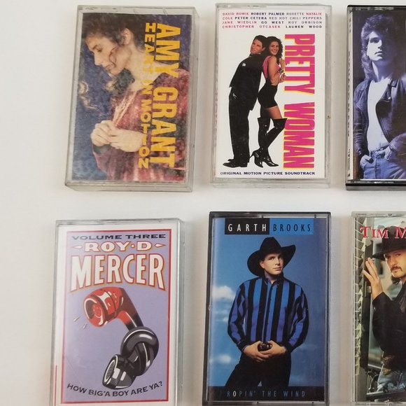 Vintage 90s Cassette Tapes Garth Brooks Amy Grant Pretty Woman Tim McGraw Bundle - Picture 5 of 6